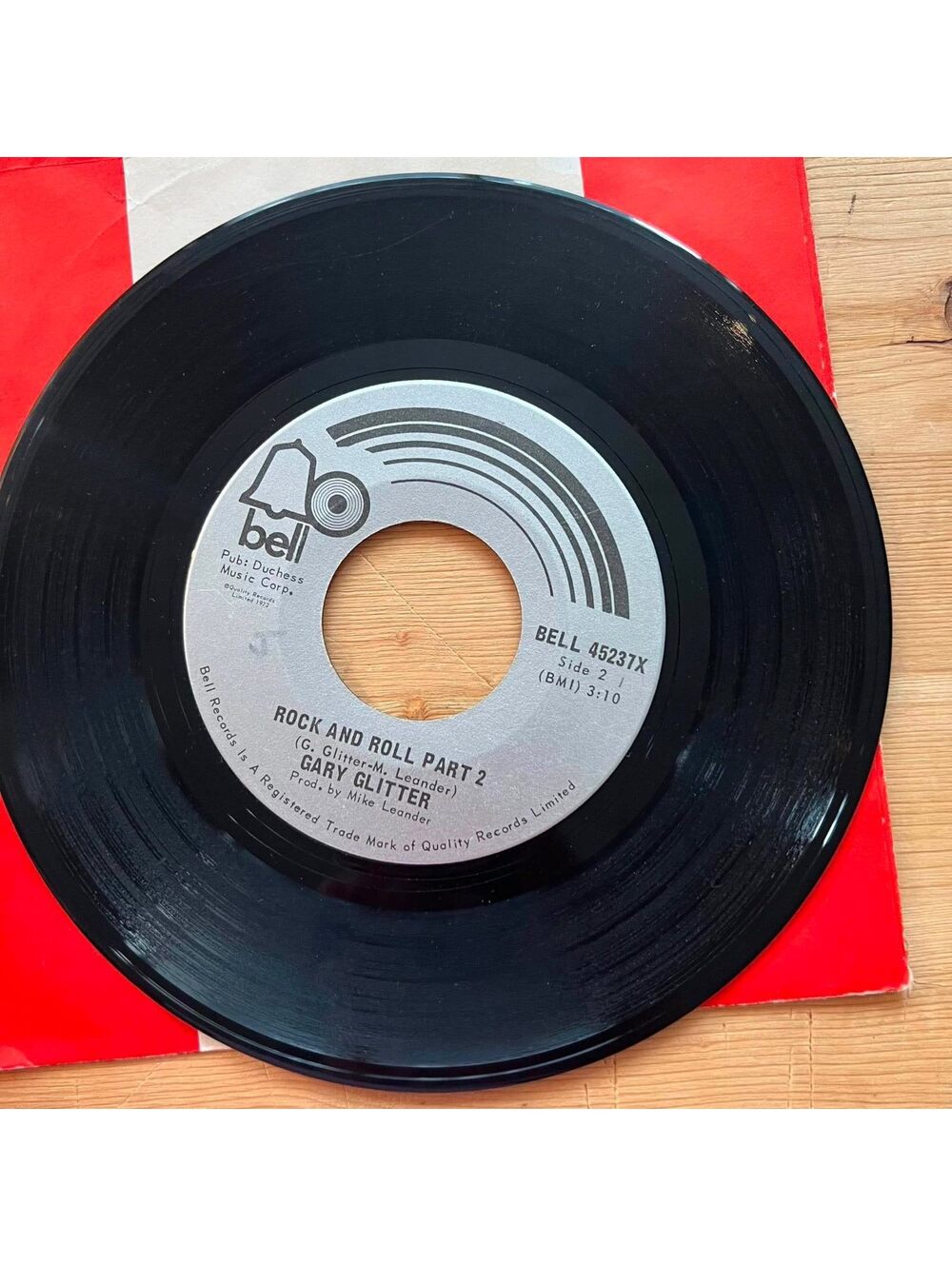 Gary Glitter - Rock and Roll Part 1 & 2 45rpm VG+ R90